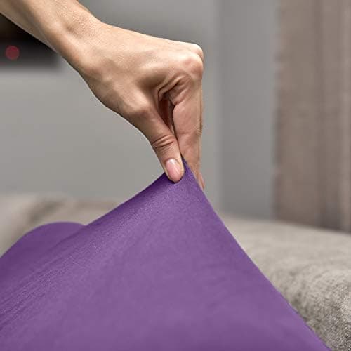 leevitex® Spannbettlaken 180x200–200x200 cm | 100% Jersey-Baumwolle | für Matratzen bis 25 cm
