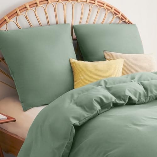 WAVVE Bettwäsche 135x200 – 4‑teiliges Mikrofaser‑Set Anthrazit (inkl. 2×80×80 cm Kissenbezüge) mit Reißverschluss, OEKO‑