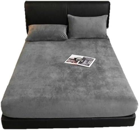 Fleece-Spannbettlaken (Milchsamt) – Kuscheliges Bettlaken für Einzelbett 120x200 cm