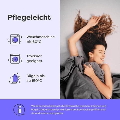 Wolkenfeld Spannbettlaken 180x200–200x220 cm | Premium Jersey-Baumwolle mit 5% Lycra | Für Matratzen bis 40 cm – Anthraz