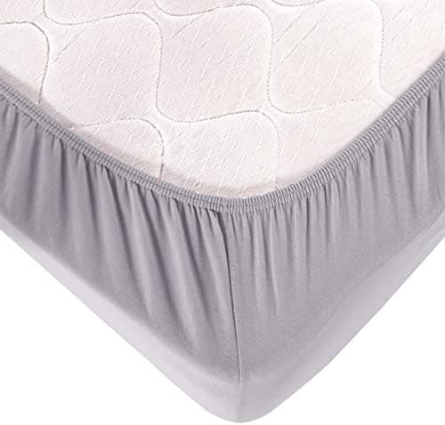 Vency Spannbettlaken 90x200 cm – 100% Baumwolle, für Matratzen bis 35 cm
