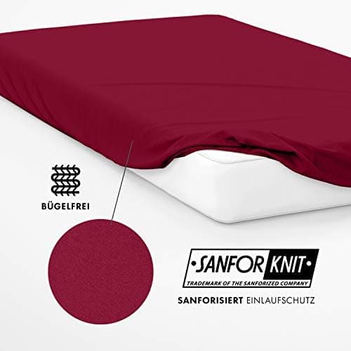 Jacobson Premium Frottee-Spannbettlaken aus Baumwolle, 200 g/m² (120–130 x 200 cm) – Grau
