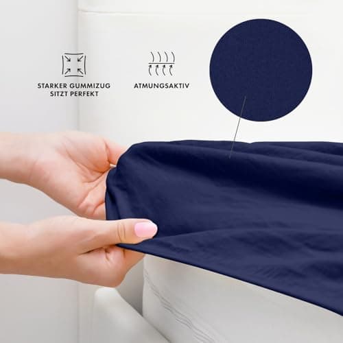 Jacobson Premium Frottee-Spannbettlaken aus Baumwolle, 200 g/m² (120–130 x 200 cm) – Grau