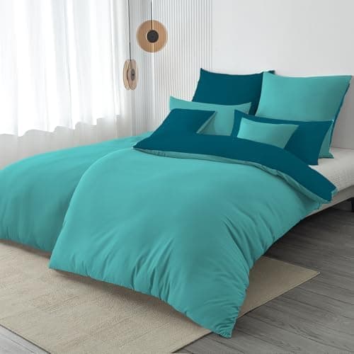 Kissenbezug 40x80 cm 2er Set – 100% Mikrofaser Beige, weich & bügelfrei mit Reißverschluss