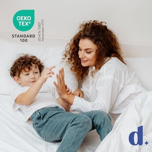 Dreamzie Spannbettlaken 120x200 cm – 100% Mikrofaser, Hoher Steg bis 35 cm