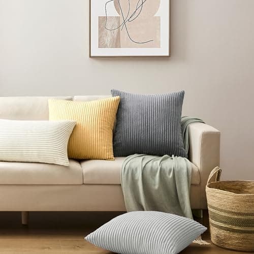 Softalker Kissenbezug 40x40 cm – 2er Set flauschig rosa, Dekokissenbezug für Sofa, Wohnzimmer & Schlafzimmer