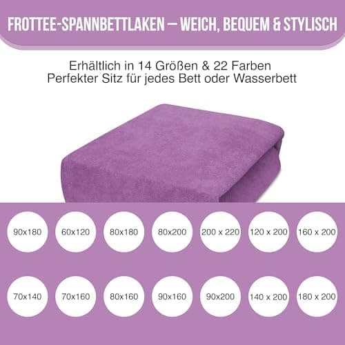 Elastisches Jersey-Spannbettlaken 90x180 cm – 100% Baumwolle, kuschelig warm