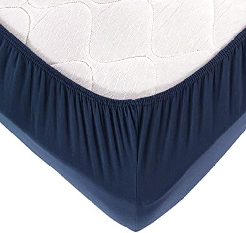 Vency Spannbettlaken 90x200 cm – 100% Baumwolle, für Matratzen bis 35 cm