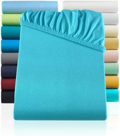Jersey-Spannbettlaken 100% Baumwolle 180×200–200×200 cm