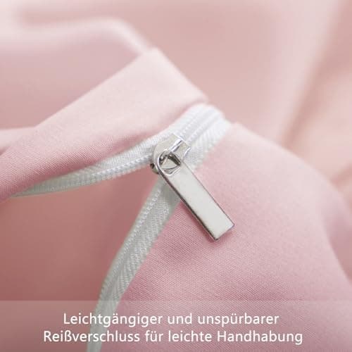 RUIKASI Bettwäsche-Set 4-teilig 135x200 Mikrofaser, 2x Bettbezug 135x200 + 2x Kissenbezug 80x80 cm, OEKO‑TEX, weich & bü