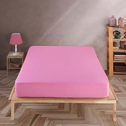 Vency Spannbettlaken 90x200 cm – 100% Baumwolle, für Matratzen bis 35 cm