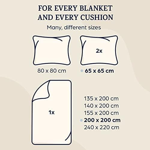 sleepwise Bettwäsche 135x200 Mikrofaser – ÖKO‑TEX zertifiziert, bügelfrei & knitterfrei, 2‑tlg. (inkl. 80x80 cm Kissenbe