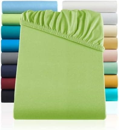 Jersey-Spannbettlaken 100% Baumwolle 180×200–200×200 cm