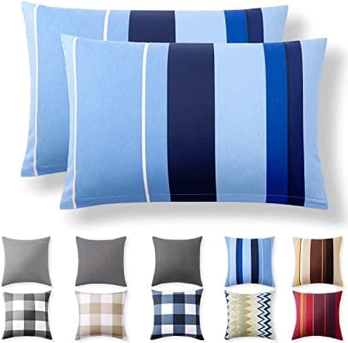 2er-Set Kissenbezüge 40 x 80 cm – Renforcé, 100% Baumwolle, superweich mit Reißverschluss, Babyrosa