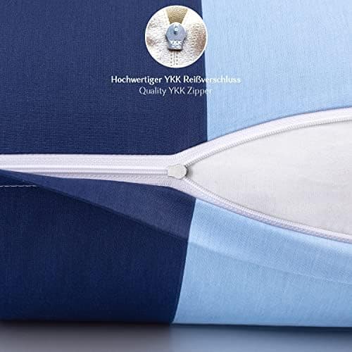 2er-Set Kissenbezüge 40 x 80 cm – Renforcé, 100% Baumwolle, superweich mit Reißverschluss, Babyrosa