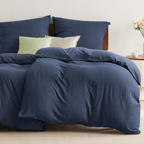 BEDSURE Bettwäsche 135x200 4‑teilig – Weiches Baumwoll‑Feeling Bettwäsche‑Set 135 x 200 cm, inkl. 2 Kissenbezüge 80x80,