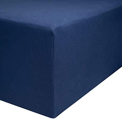 AVANTGARDE Spannbettlaken 180x200–200x220 cm, 40 cm Steg – 100% Jersey-Baumwolle 170 g/m², OEKO-TEX – passend für Boxspr
