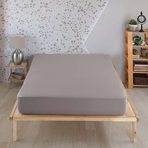 Vency Spannbettlaken 90x200 cm – 100% Baumwolle, für Matratzen bis 35 cm
