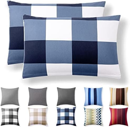 2er-Set Kissenbezüge 40 x 80 cm – Renforcé, 100% Baumwolle, superweich mit Reißverschluss, Babyrosa