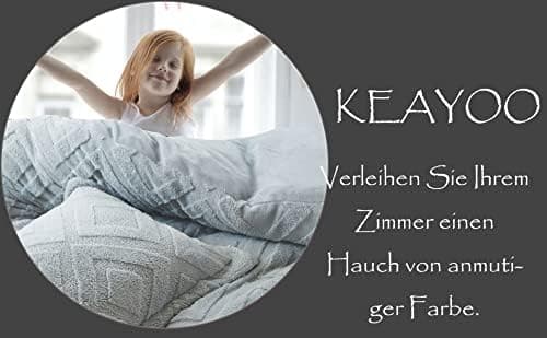 Kuschelige Plüsch-Bettwäsche 135x200 cm – Teddy-Fleece, extra warm, inkl. Kissenbezug 80x80 cm (Grau)