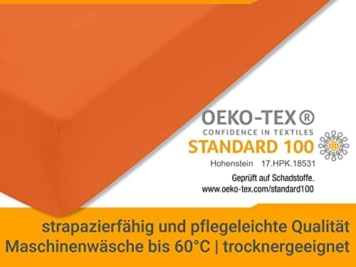 Jersey-Spannbetttuch – 100% Baumwolle, 180–200 x 200 cm