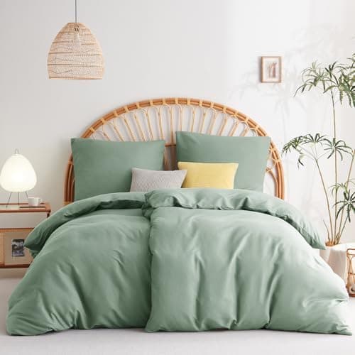 WAVVE Bettwäsche 135x200 – 4‑teiliges Mikrofaser‑Set Anthrazit (inkl. 2×80×80 cm Kissenbezüge) mit Reißverschluss, OEKO‑