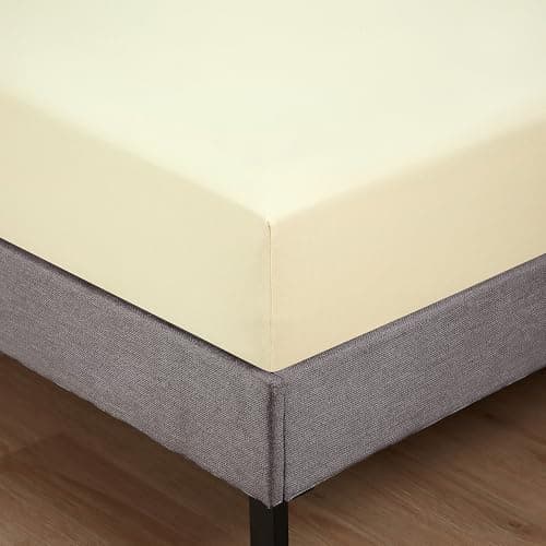 Jersey-Spannbettlaken 100% Baumwolle – 100% gekämmte Baumwolle, 90 x 200 cm (Steghöhe 27 cm)
