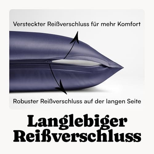 Perkal Kissenbezug Set 40x80 cm (2er) – 100% Bio-Baumwolle
