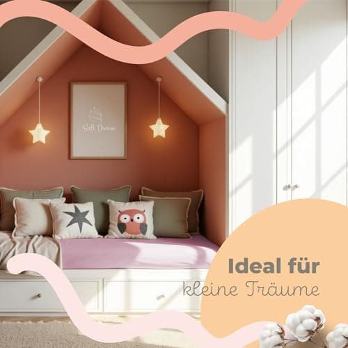 Soft Dream Spannbettlaken 90x200 cm Dunkelgrau – 100% gekämmte Baumwolle Jersey – für Kinder- & Juniorbett
