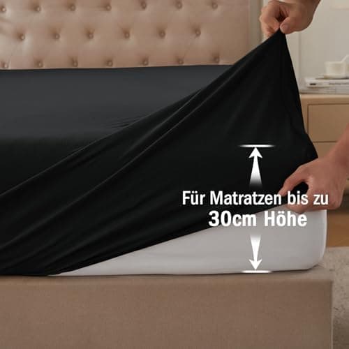 CELESTA Spannbettlaken 140 x 200 cm – 100% Baumwolle (OEKO‑TEX STANDARD 100) – für Matratzen bis 30 cm