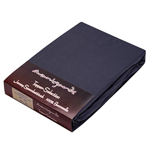 AVANTGARDE Spannbettlaken 180x200–200x220 cm, 40 cm Steg – 100% Jersey-Baumwolle 170 g/m², OEKO-TEX – passend für Boxspr
