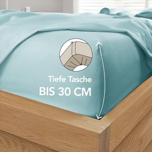 Dreamzie Spannbettlaken 120x200 cm – 100% Mikrofaser, Hoher Steg bis 35 cm