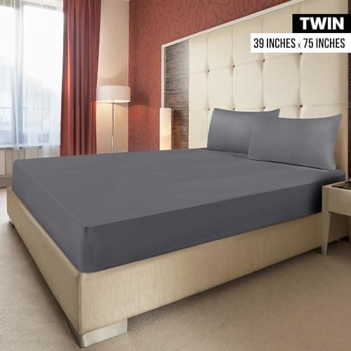 Utopia Bedding 2er-Set Spannbettlaken 140 x 200 cm – OEKO-TEX MADE IN GREEN zertifiziert – 35 cm Tiefe Tasche