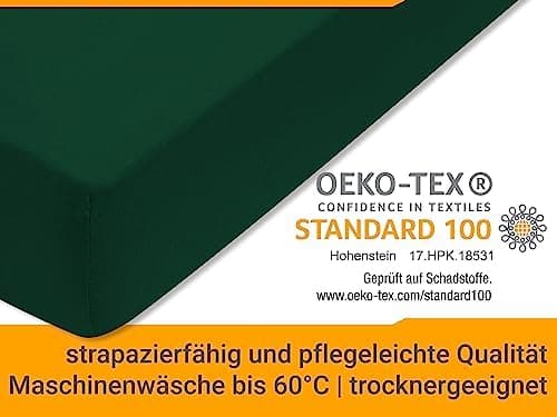 Jersey-Spannbetttuch – 100% Baumwolle, 180–200 x 200 cm