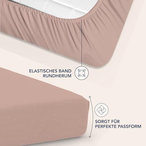Dreamzie Spannbettlaken – 100% Mikrofaser, 35 cm Tiefe Tasche