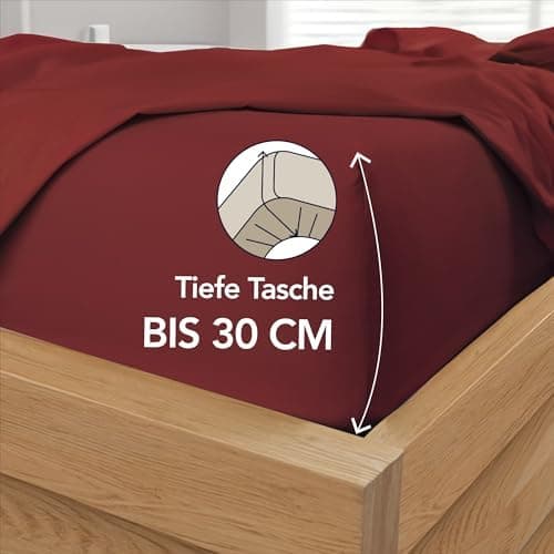 Dreamzie Spannbettlaken 120x200 cm – 100% Mikrofaser, Hoher Steg bis 35 cm