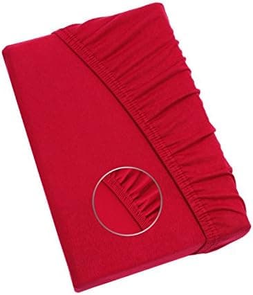 Jersey-Spannbettlaken 100% Baumwolle 180×200–200×200 cm