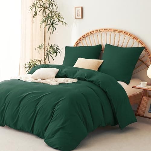WAVVE Bettwäsche 135x200 – 4‑teiliges Mikrofaser‑Set Anthrazit (inkl. 2×80×80 cm Kissenbezüge) mit Reißverschluss, OEKO‑