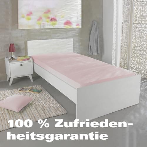 BaSaTex Bio-Jersey Spannbettlaken 120x200 cm – 100% Bio-Baumwolle, GOTS-zertifiziert – Taupe