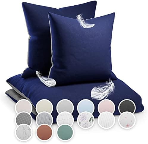 sleepwise Bettwäsche 135x200 Mikrofaser – ÖKO‑TEX zertifiziert, bügelfrei & knitterfrei, 2‑tlg. (inkl. 80x80 cm Kissenbe
