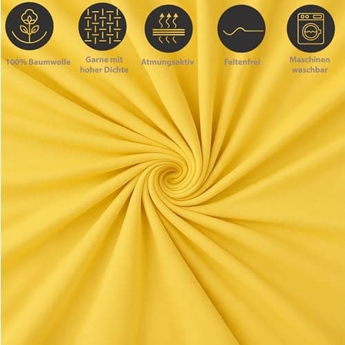 Spannbettlaken 120x200 cm – Jersey 100% Baumwolle – für Matratzen bis 25 cm Höhe