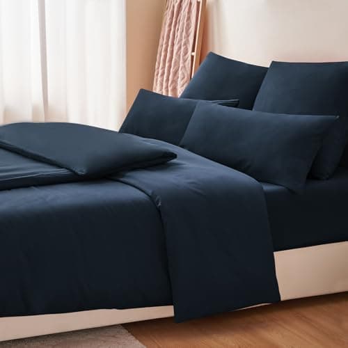 RUIKASI Bettwäsche-Set 4-teilig 135x200 Mikrofaser, 2x Bettbezug 135x200 + 2x Kissenbezug 80x80 cm, OEKO‑TEX, weich & bü
