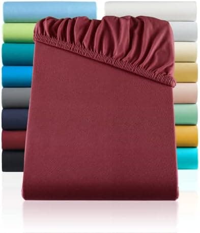 Jersey-Spannbettlaken 100% Baumwolle 180×200–200×200 cm