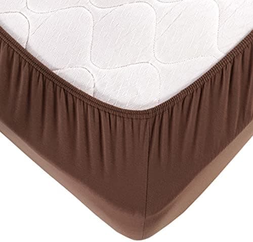 Vency Spannbettlaken 90x200 cm – 100% Baumwolle, für Matratzen bis 35 cm