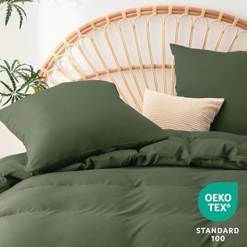 WAVVE Bettwäsche 135x200 – 4‑teiliges Mikrofaser‑Set Anthrazit (inkl. 2×80×80 cm Kissenbezüge) mit Reißverschluss, OEKO‑