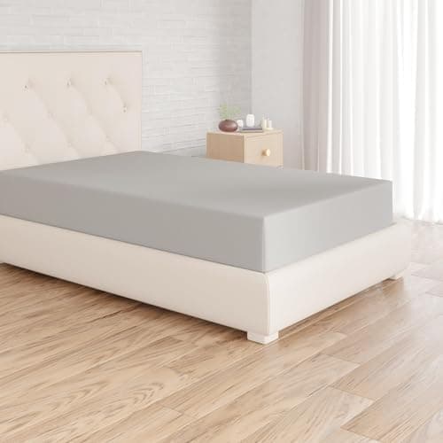 Amazon Basics Spannbettlaken – Mikrofaser Spannbetttuch 150 x 200 x 30 cm (für Matratzen bis 30 cm)