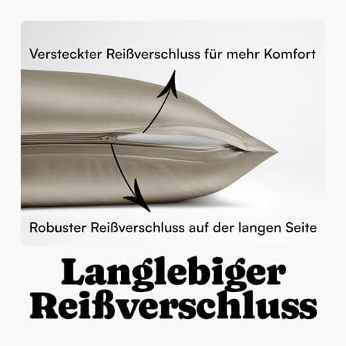 Perkal Kissenbezug Set 40x80 cm (2er) – 100% Bio-Baumwolle