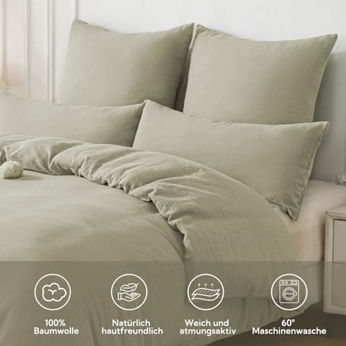 SOULFUL Doppelte Musselin-Kissenbezug 40x80 cm – Baumwolle, OEKO-TEX STANDARD 100