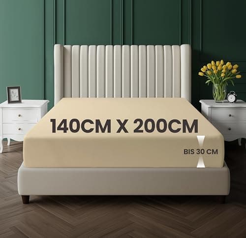 Utopia Bedding Spannbettlaken 120 x 200 cm für Matratzen bis 30 cm – gebürstete Mikrofaser, OEKO‑TEX® STANDARD 100