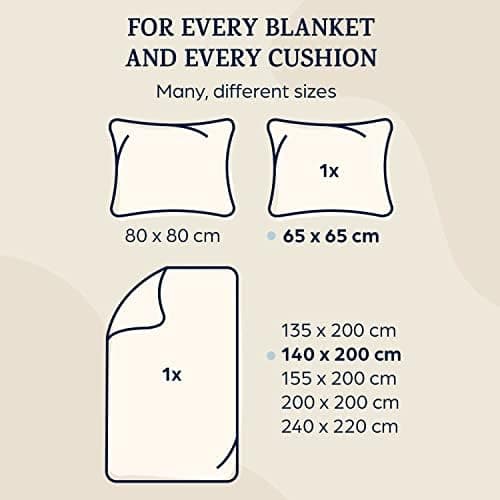 sleepwise Bettwäsche 135x200 Mikrofaser – ÖKO‑TEX zertifiziert, bügelfrei & knitterfrei, 2‑tlg. (inkl. 80x80 cm Kissenbe